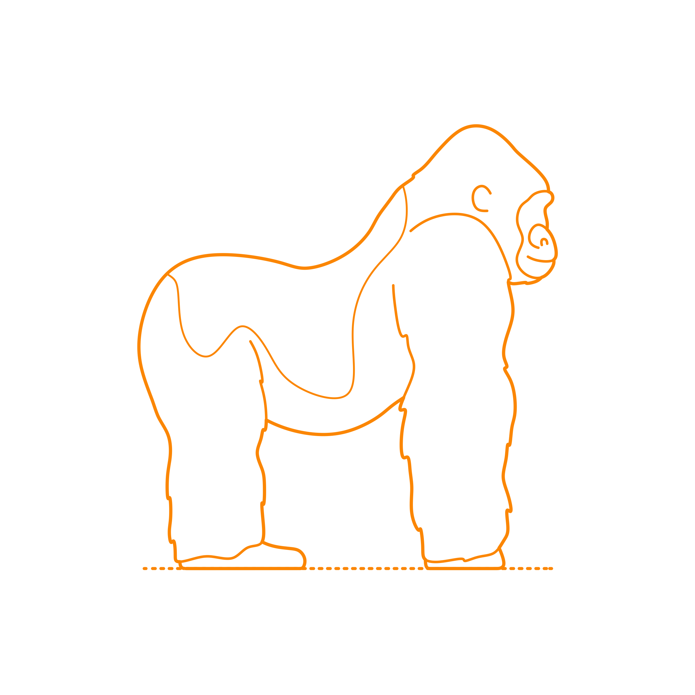 Animals Apes Vinyl Cutting Svg File Free Vectors